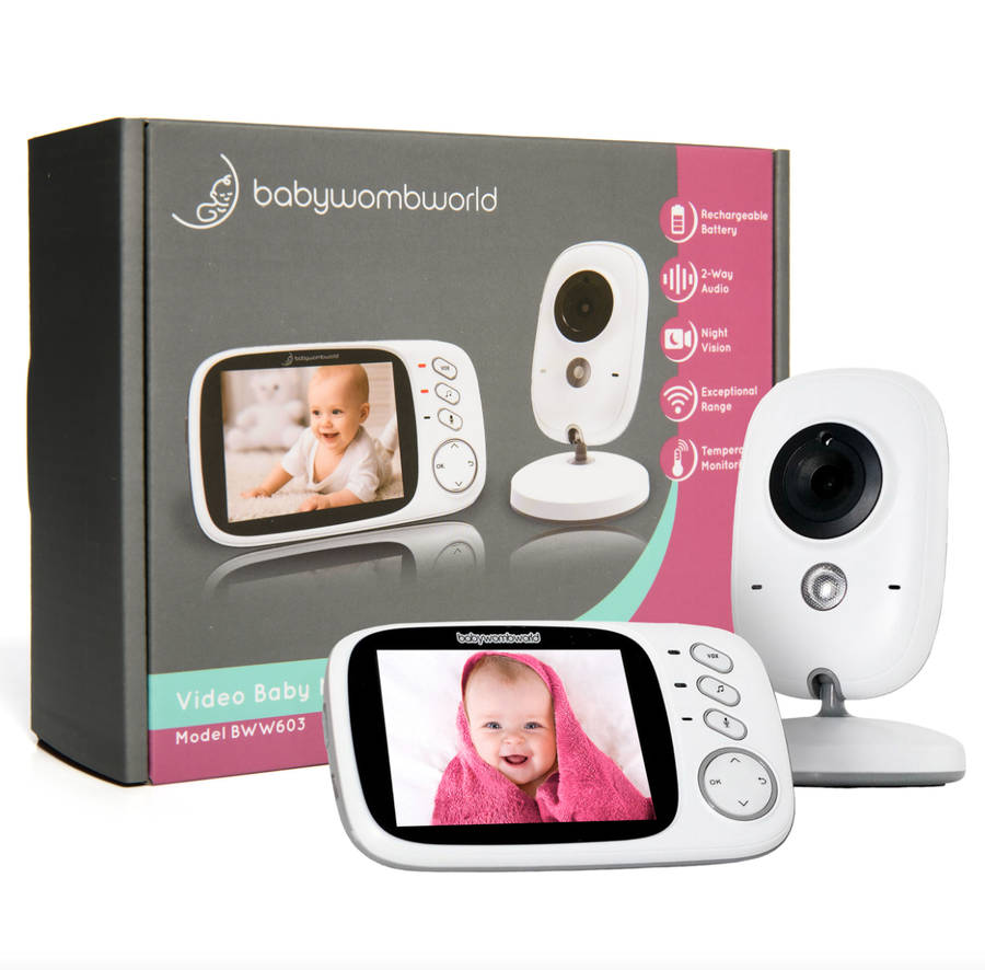 3.2" Video Baby Monitor with Audio and Night Vision