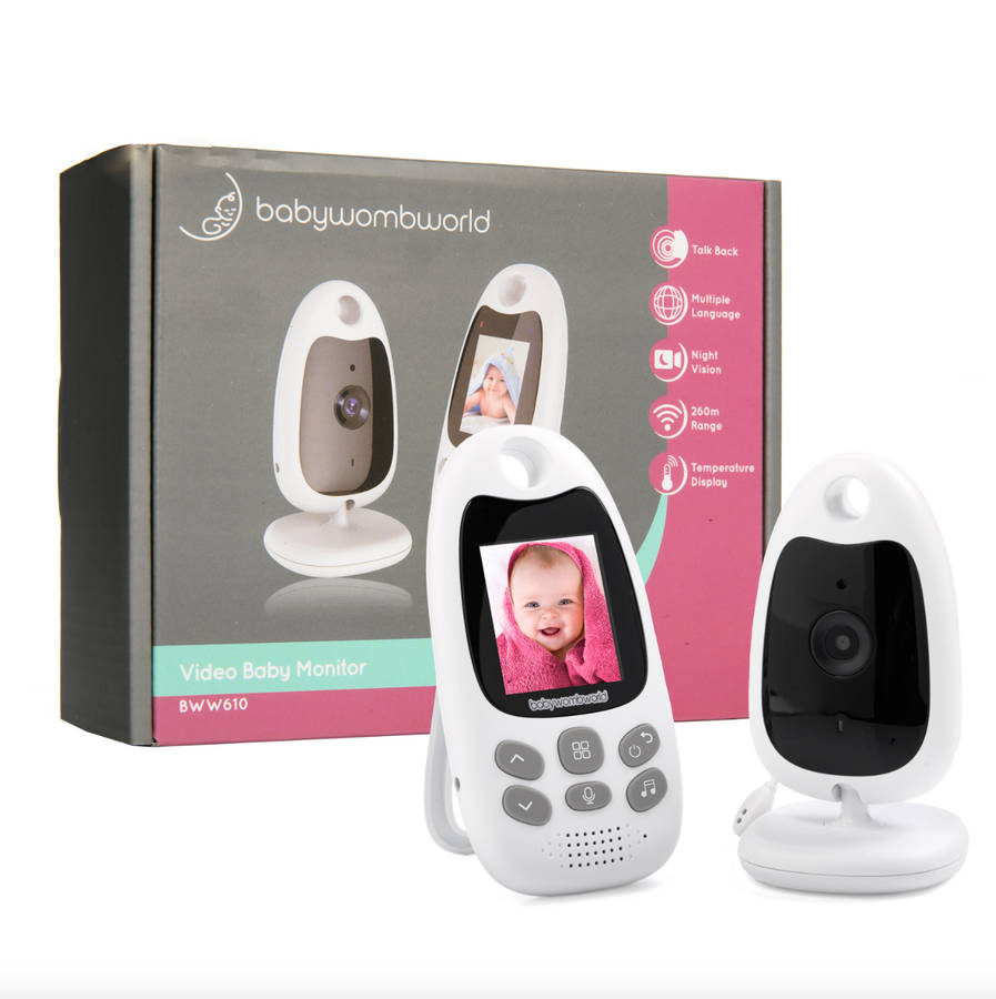 BabyWombWorld 2.0 Video Baby Monitor with Audio and Night Vision