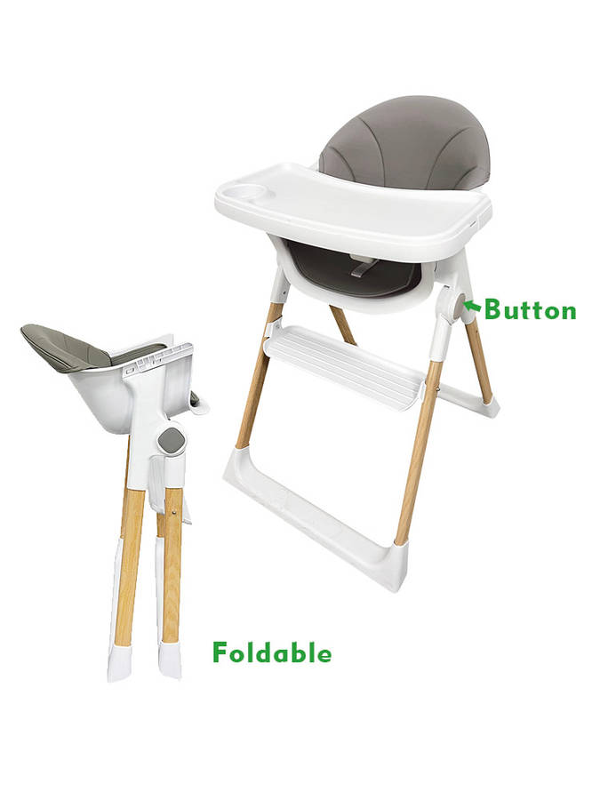 BabyWombWorld SleekFold Minimalistic High Chair