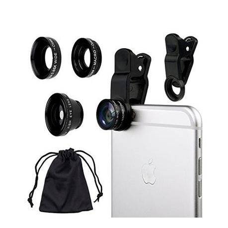 G&G Universal Smartphone Mobile Camera Lens Kit - Black (Demo)