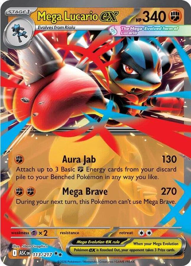Mega Lucario ex - 033 - 033 - Mega Evolution Promos - Mega Lucario ex - 033 - 033 - Mega Evolutio...
