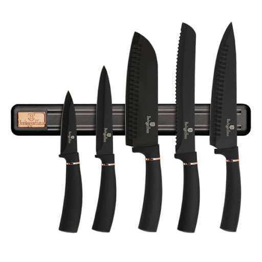6-Piece Knife Set Berlinger Haus BH/2535 Black Rose Collection