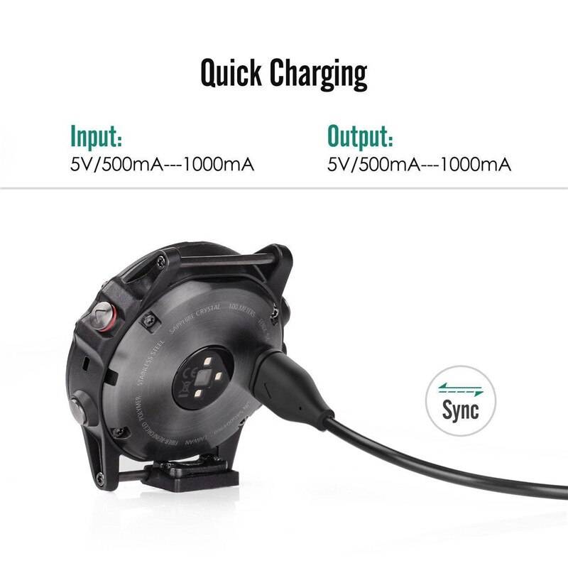 USB Charging Cable for Garmin Fenix 5/ 5S / 5X / Forerunner 935 1meter