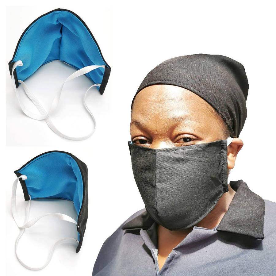 Reusable Face Mask 80% Cotton 20% Polyester - Each