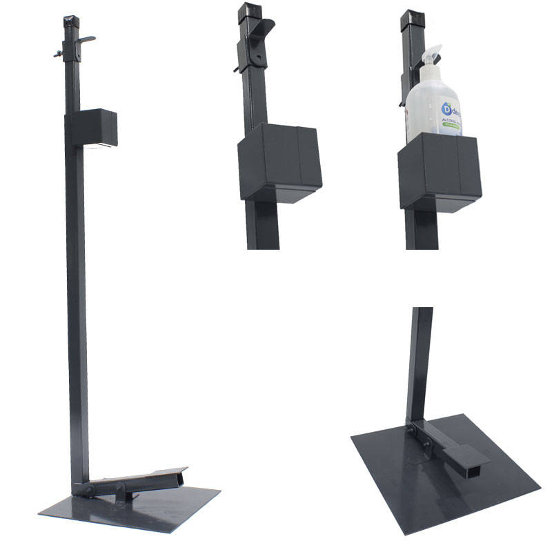Econo Freestanding Foot Operated Freestanding Sanitizer Dispenser with Sanitizer and 5 Litre
