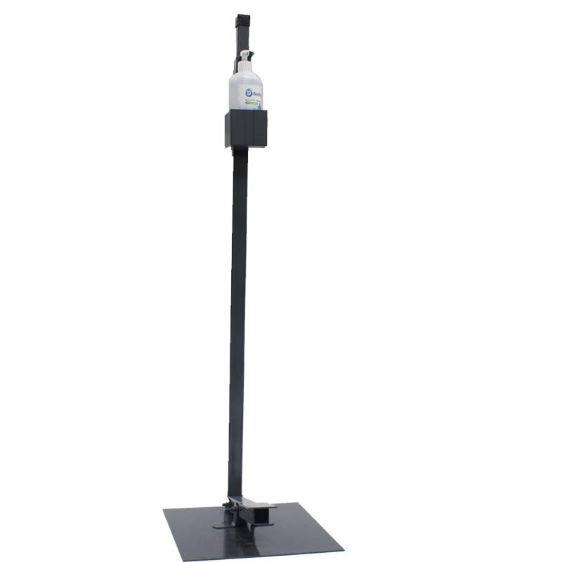 Econo Freestanding Foot Operated Freestanding Sanitizer Dispenser with Sanitizer and 5 Litre