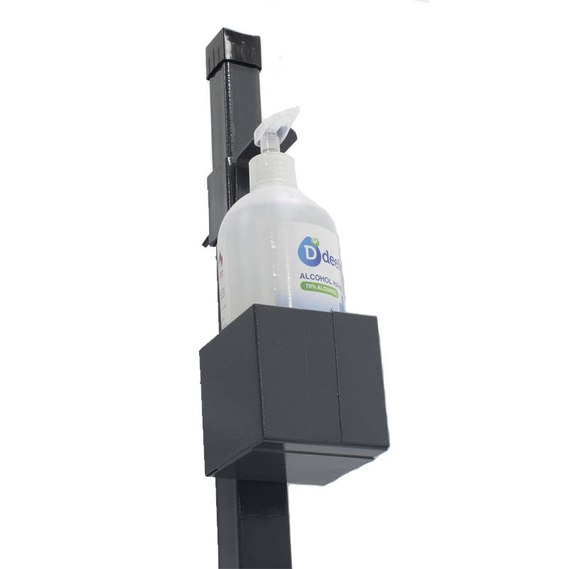 Econo Freestanding Foot Operated Freestanding Sanitizer Dispenser with Sanitizer and 5 Litre