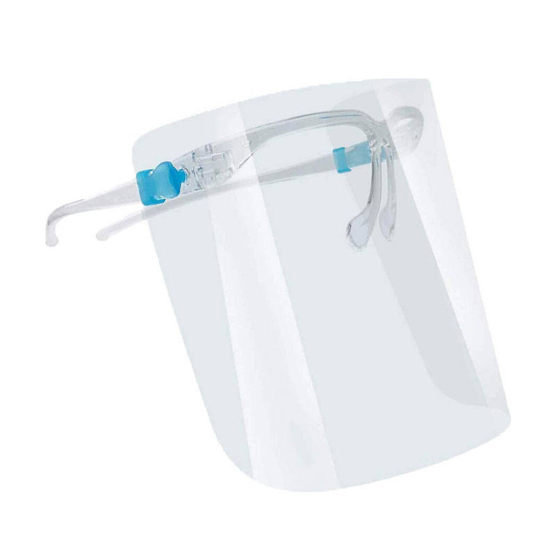 Face Shield with Comfortable Fitting Glasses - Pack of 10