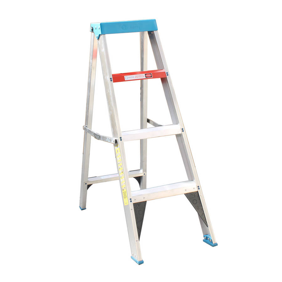 ValuStep Industrial Aluminium Step Ladder - 4 Steps - ValuStep
