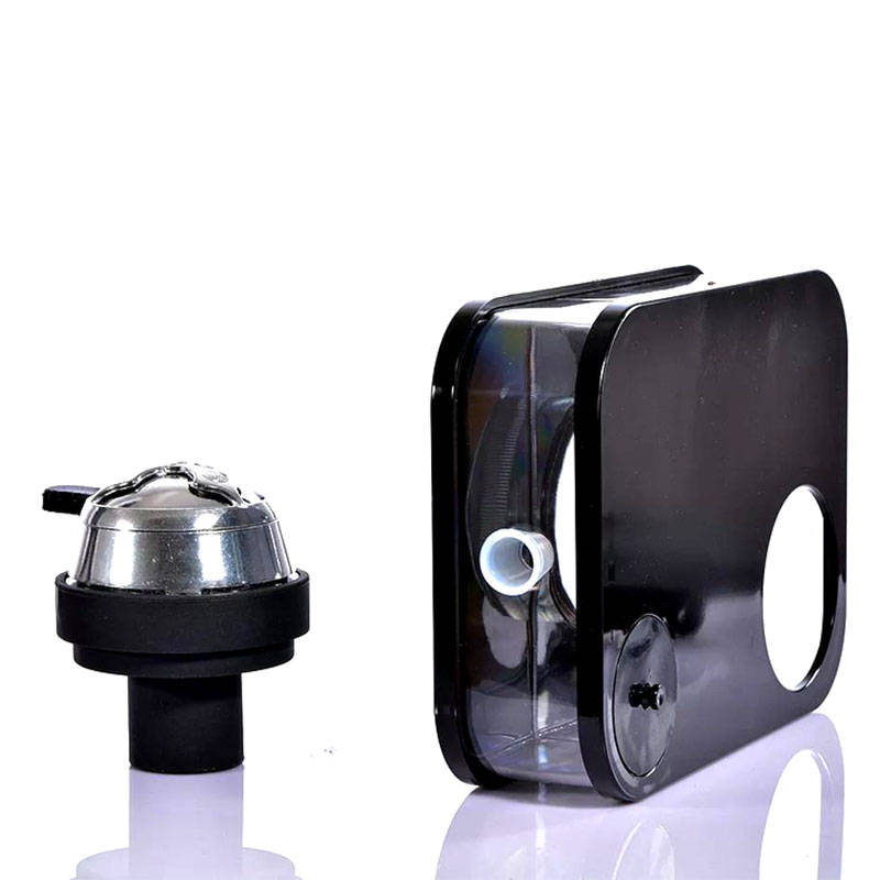 Hookah Shisha Hot Box - LED Lights - Tong - Pipes &amp; Remote - Blue