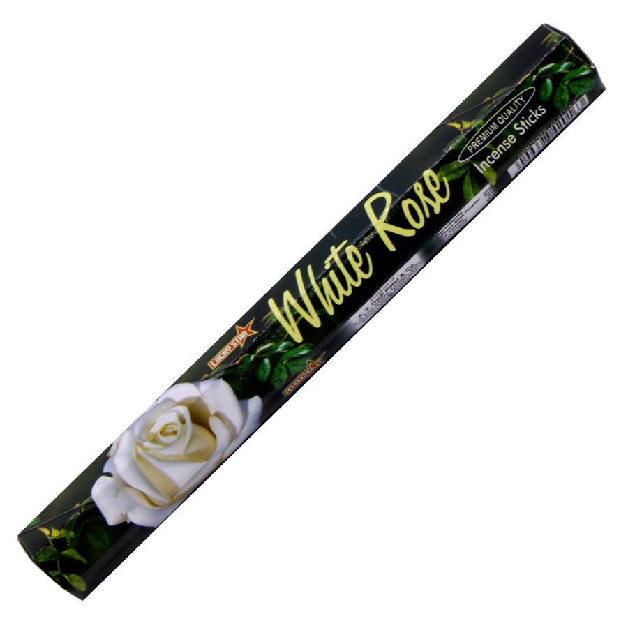 Incense Sticks - White Rose 9" Premium Quality Agarbatti - 120 Sticks