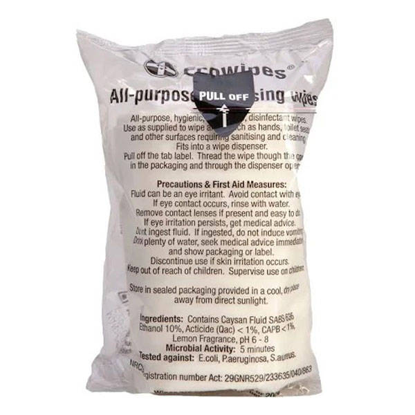 All Purpose Disinfectant Toilet Seat Wipes Dispenser Refills - 200 Pieces