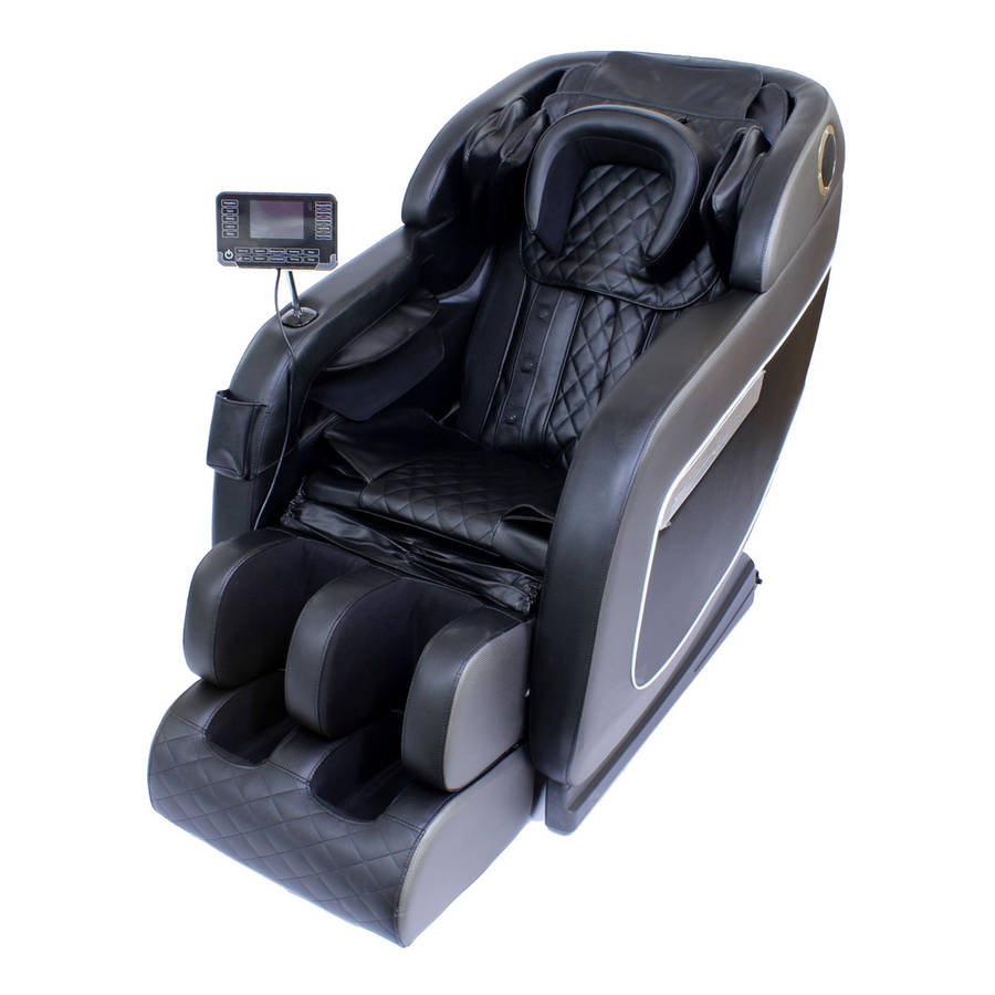Delux Luxury Massage Chair with Bluetooth &amp; Zero Gravity - Black