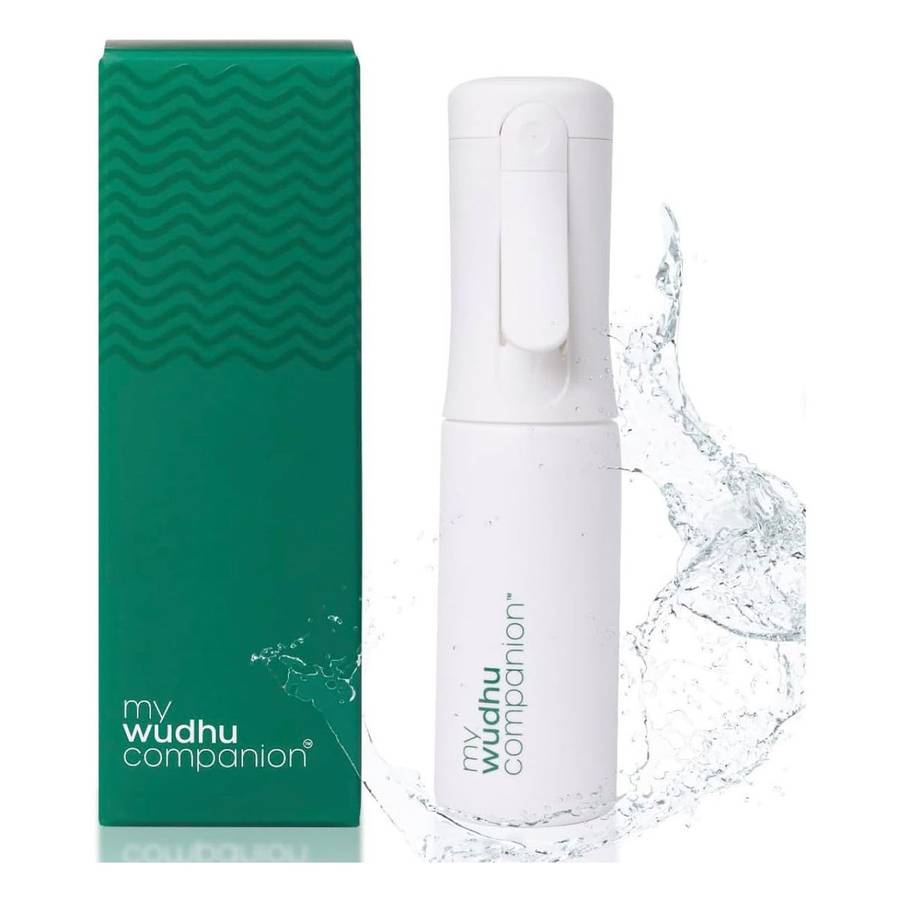 My Wudhu Companion 100ml Refillable Spray Bottle - White
