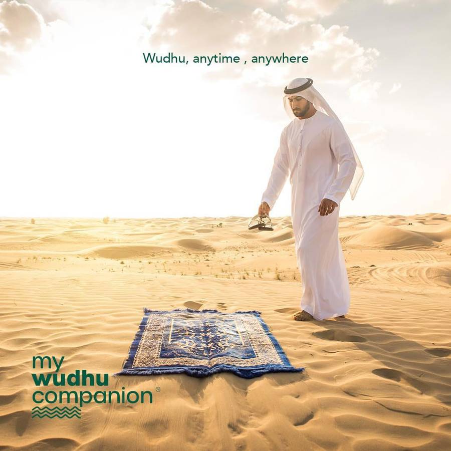 My Wudhu Companion 100ml Refillable Spray Bottle - White