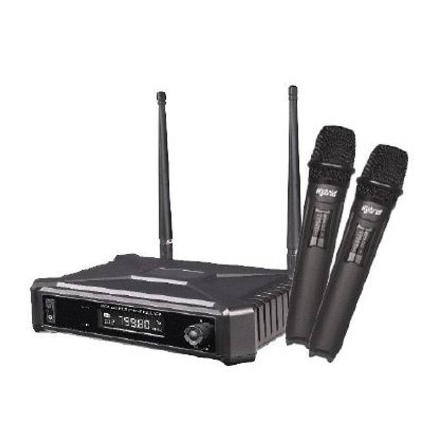 Hybrid U-DF B2 x Handheld Wireless Microphone System