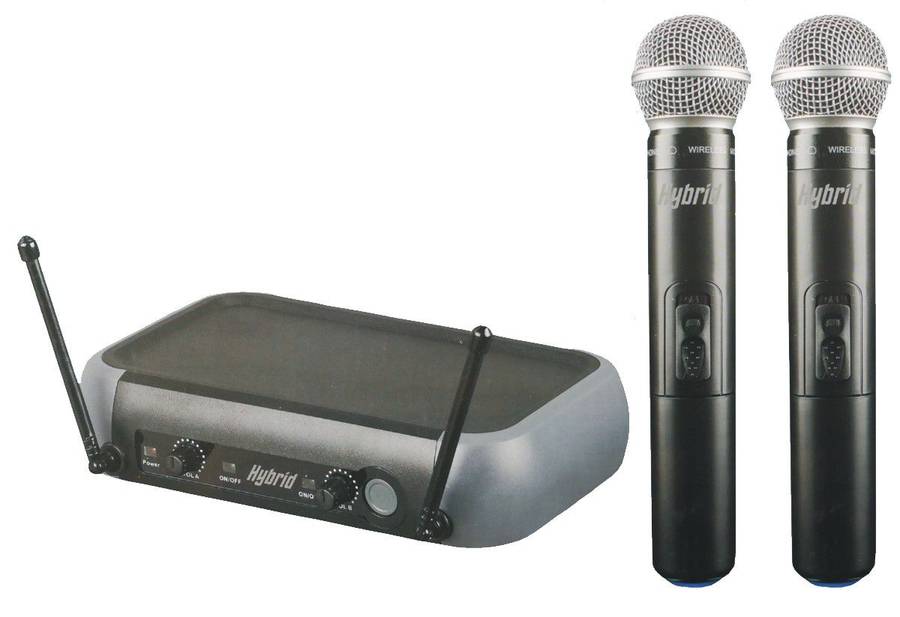 Hybrid Dual UDF-Mini UHF Cordless Hand Microphone System