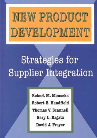 New Product Development: Strategies for Supplier Integration Hardcover