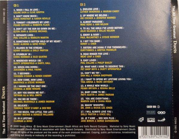 Various  The All Time Greatest Duets CD (Pre-owned)