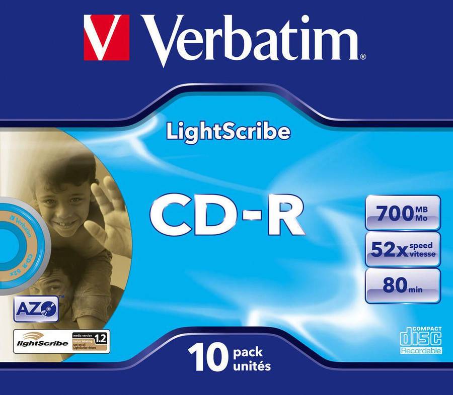 Verbatim 700MB Lightscribe CD-R