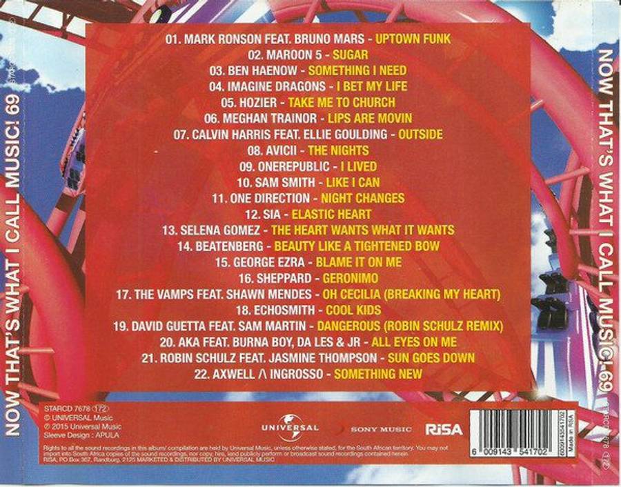 Now That's What I Call Music! 69 CD