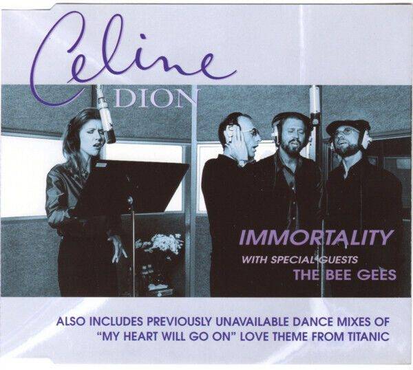 Celine Dion With The Bee Gees - Immortality (CD, Single) IMPORT