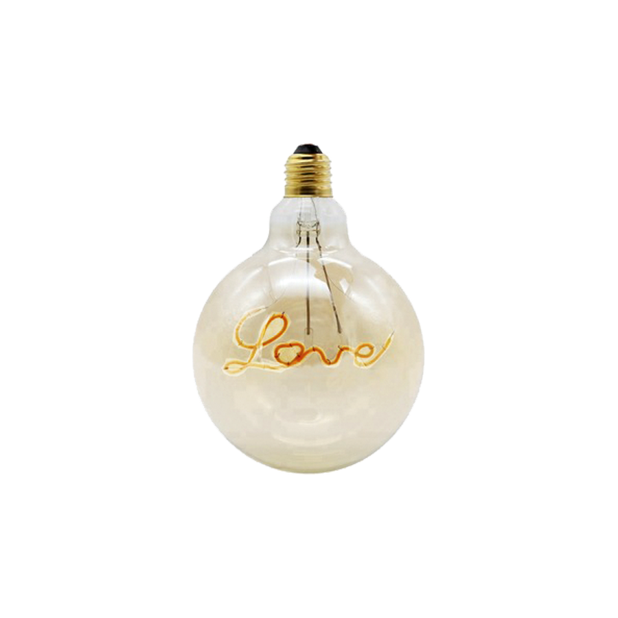 230VAC E27 G125 4W LOVE LED LAMP