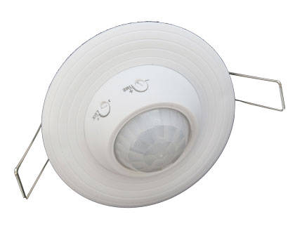 360 Deg PIR Motion Sensor Diameter 85mm Ceiling Adj. 1200W