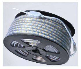 230VAC 14.4W/M 60 LED/M LED Flex Rope light Warm white IP67 10M