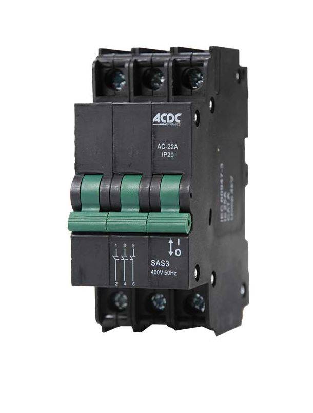 Isolator 3 Pole 13mm 63A