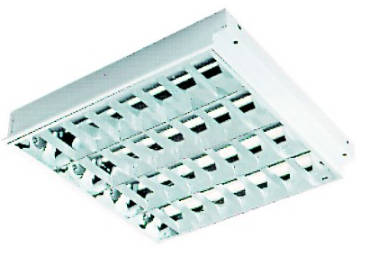 3x18W Recessed Parabolic Light Fitting 600x600mm