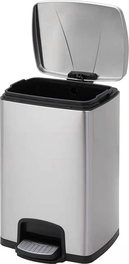 Stainless Steel Dustbin Flap Lid With Foot Pedal-20L
