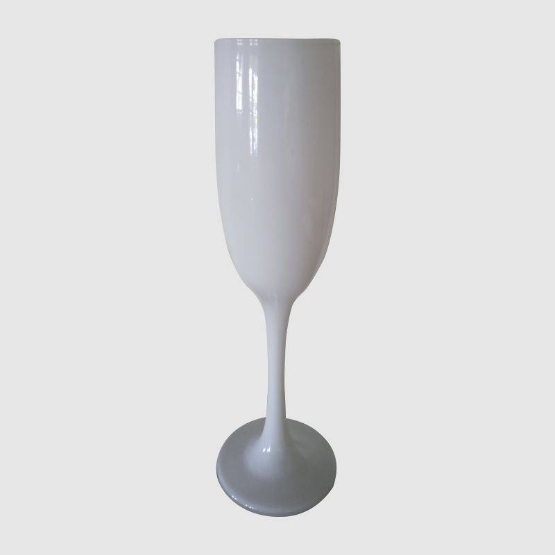 Champagne Glass In White Colour