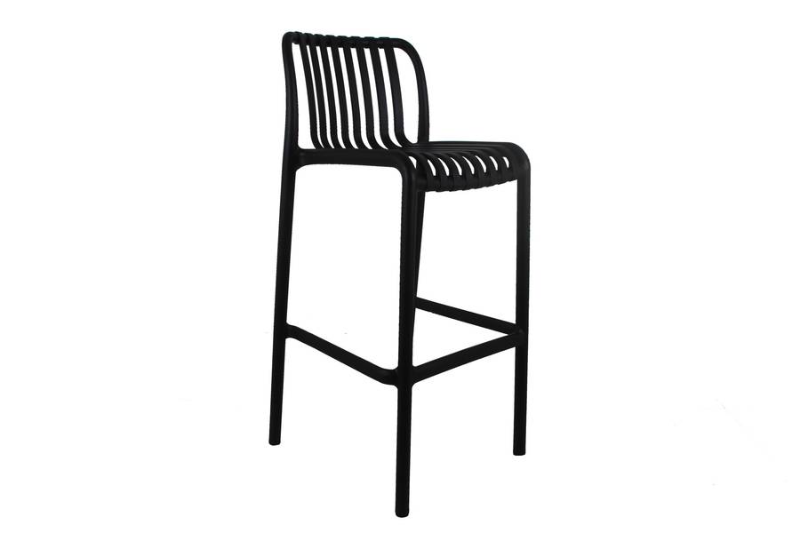 Florence Kitchen Counter Bar Chair-Black Colour