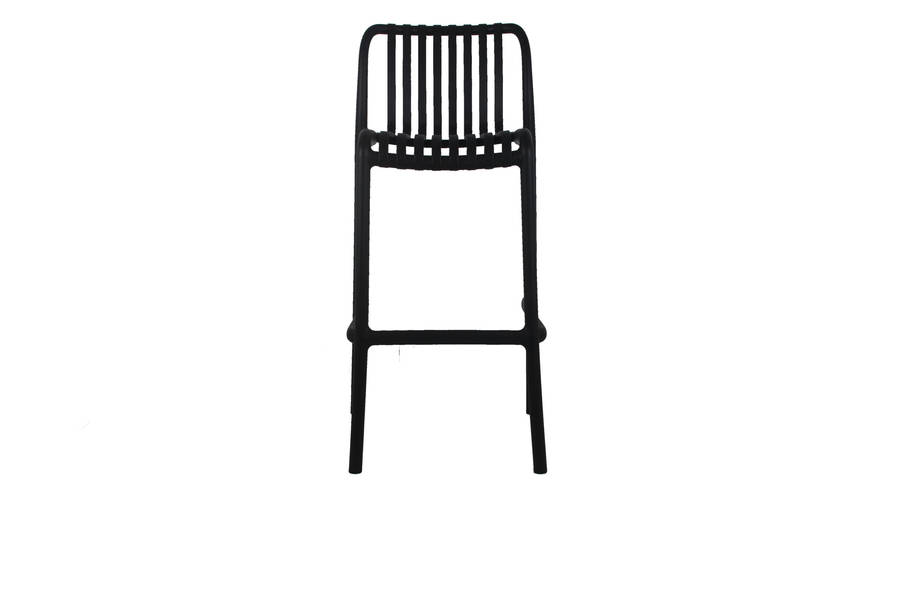 Florence Kitchen Counter Bar Chair-Black Colour