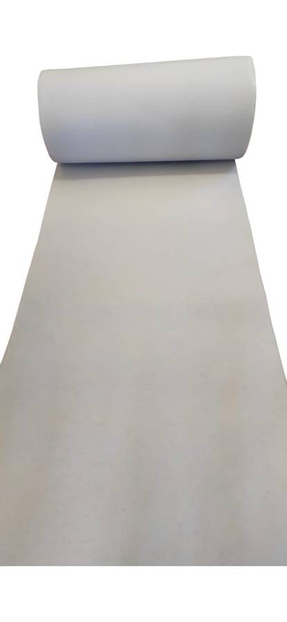 Econo Aisle Runner Carpet 1m Width White
