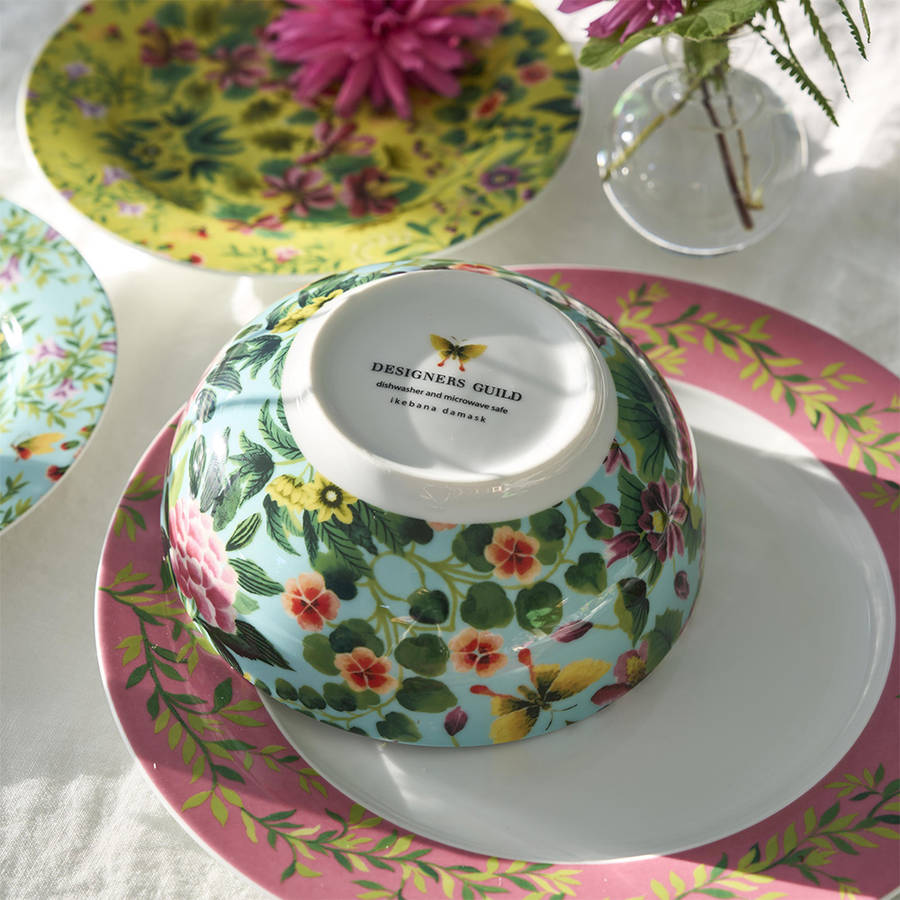 Ikebana Cereal Bowls, Set Of 4