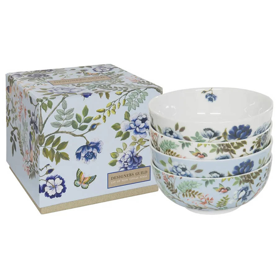 Porcelaine De Chine Cereal Bowls, Set Of 4