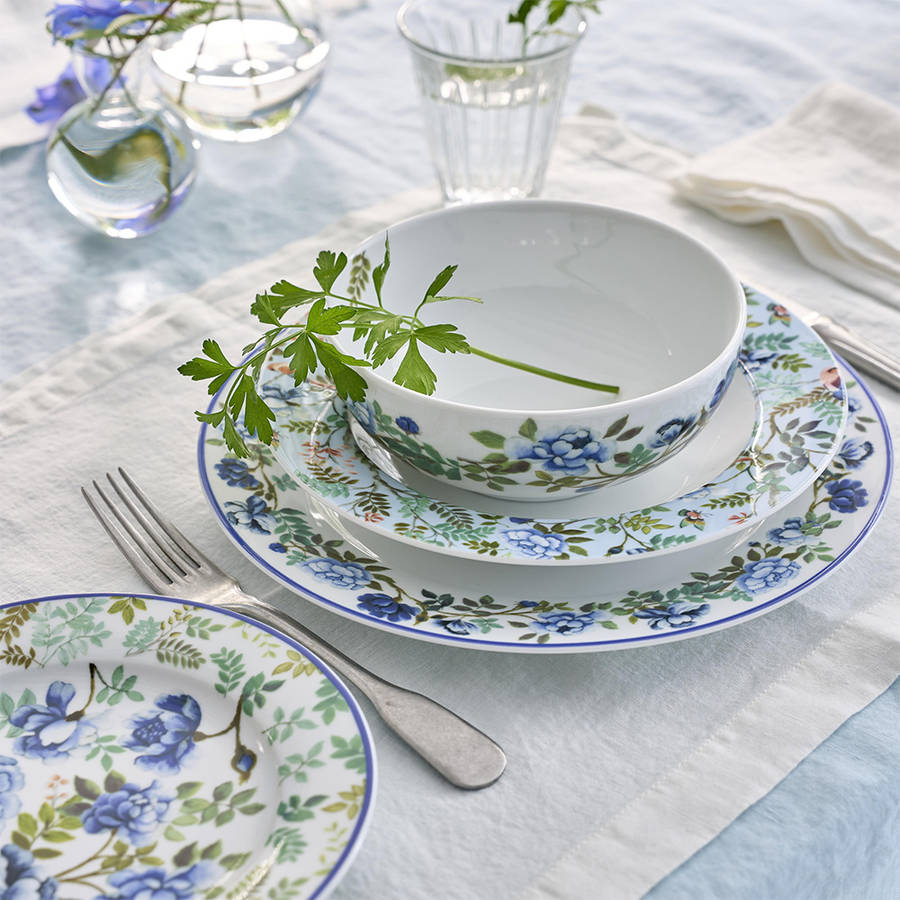 Porcelaine De Chine Cereal Bowls, Set Of 4