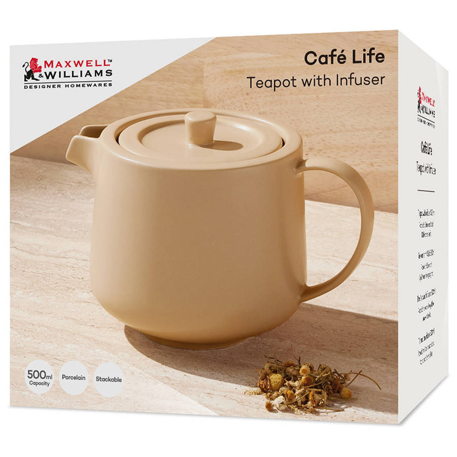 Cafe Life Teapot With Infuser, 500ml