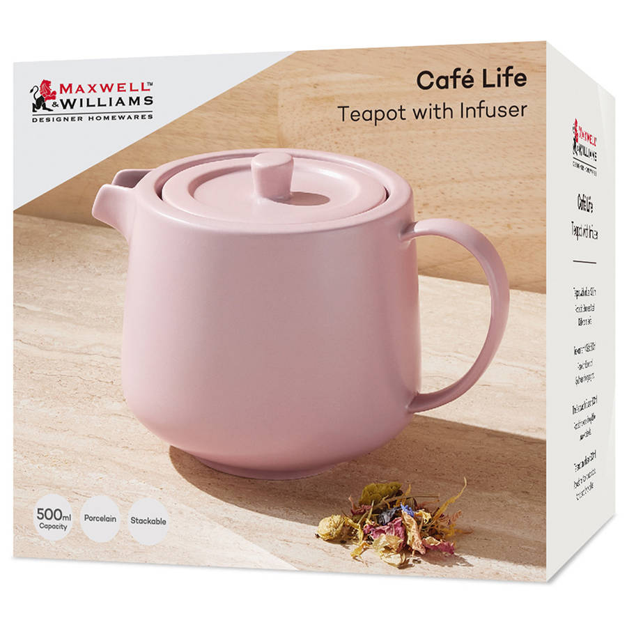 Cafe Life Teapot With Infuser, 500ml