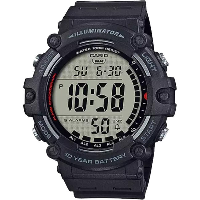 Standard Men's 100m Digital Wrist Watch, AE-1500WH