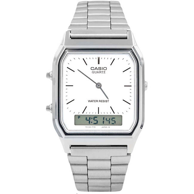 Retro AnaDigi Wrist Watch, AQ-230A