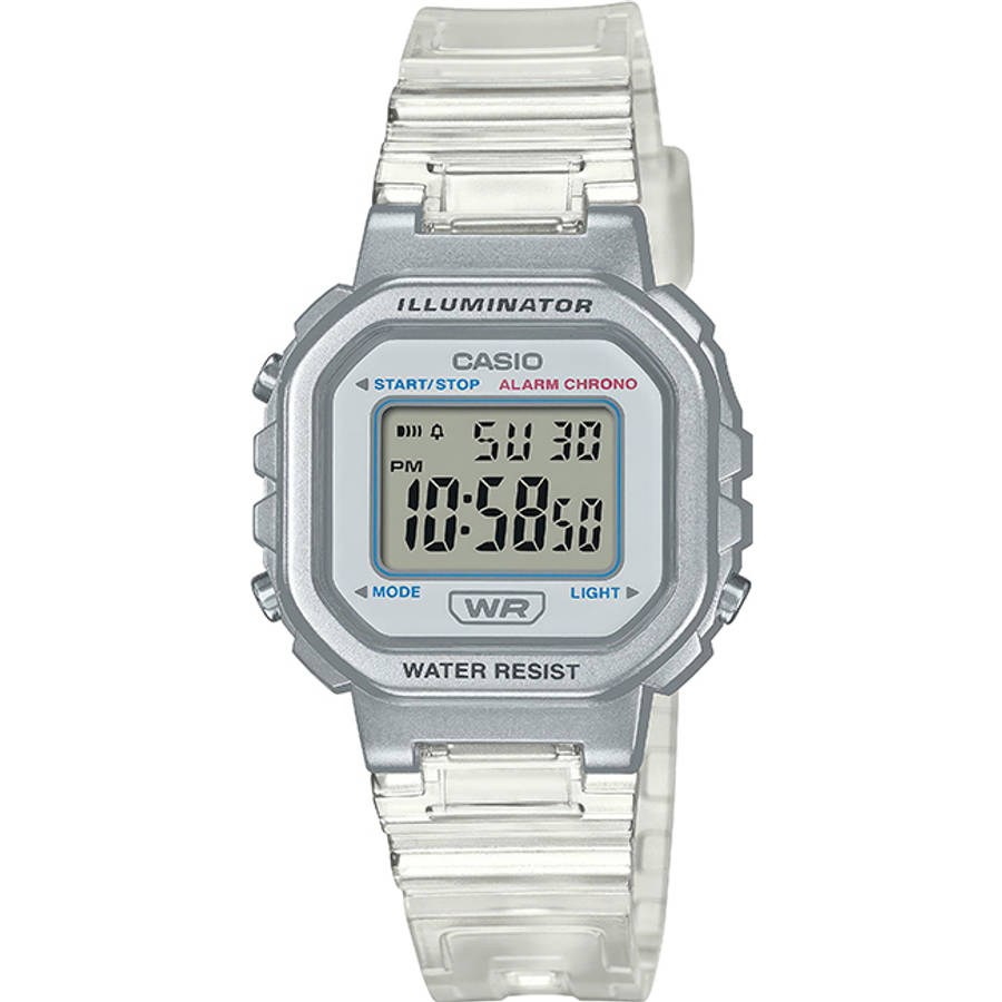 Retro Women's Translucent Digital Wrist Watch, LA-20WHS