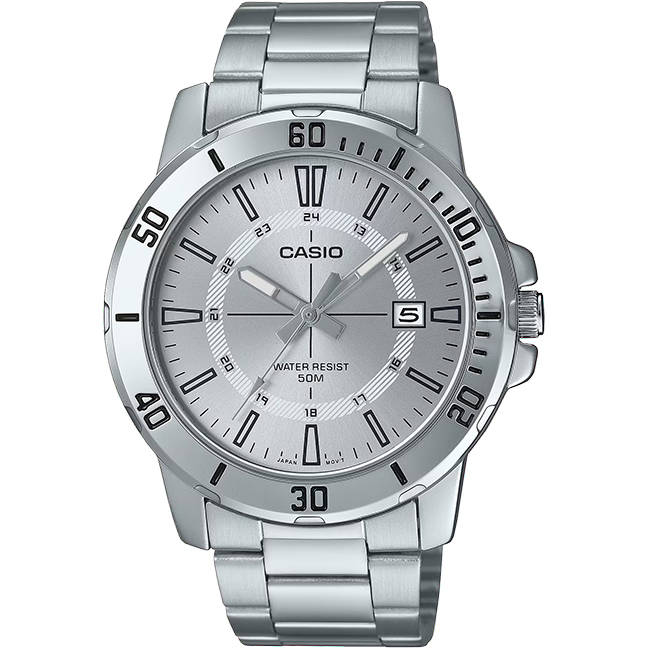 Standard Men's 50m Analogue Wrist Watch, MTP-VD01D1