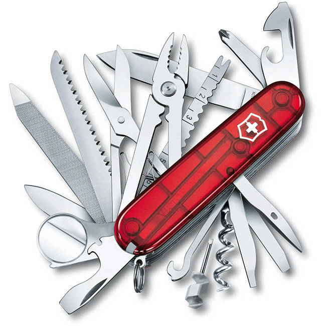 Swiss Champ Transparent Pocket Knife