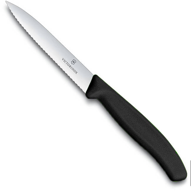 Swiss Classic Serrated Paring Knife, 10cm