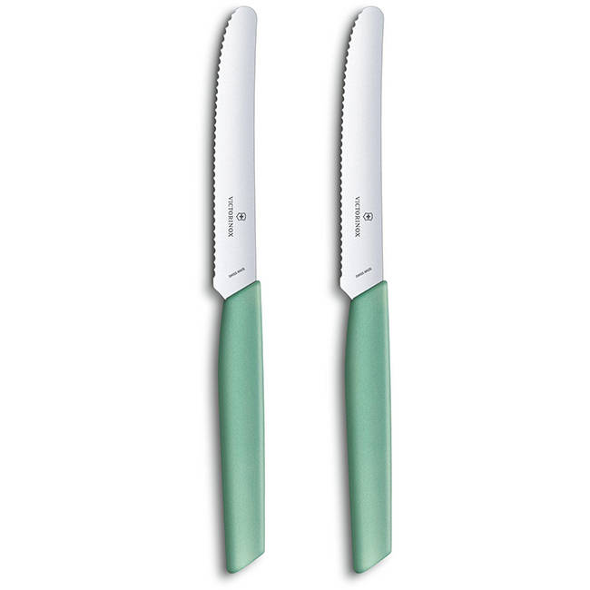 Swiss Modern Paring & Steak Knife Set, 11cm, Set Of 2