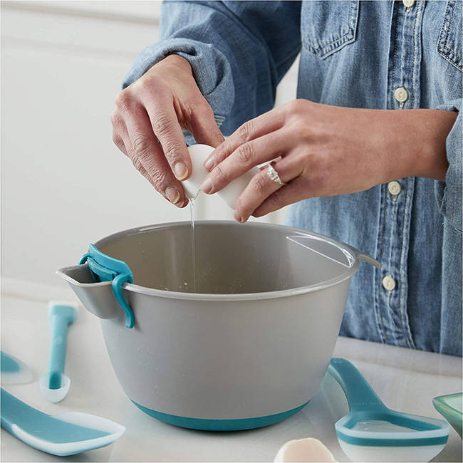 Versa-Tools Measure & Pour Mixing Bowl, 1.9L