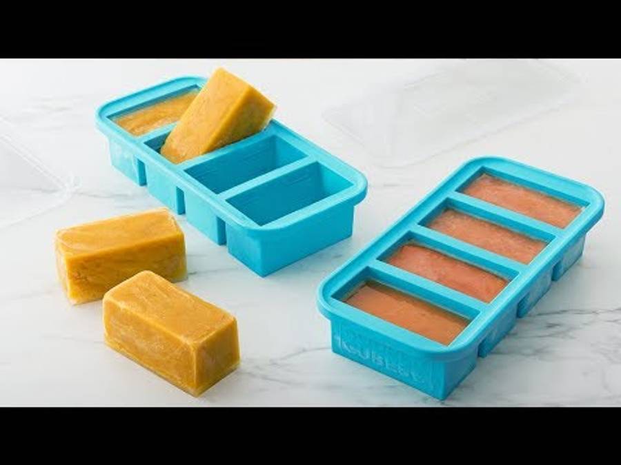 1 Cup Silicone Food Storage Tray With Lid